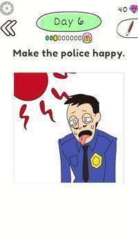 吸引快乐警察Draw Happy Police