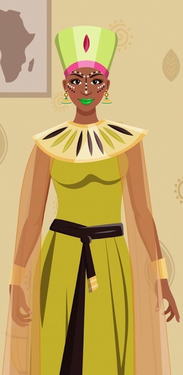 非洲时尚模特African Fashion Dress Up