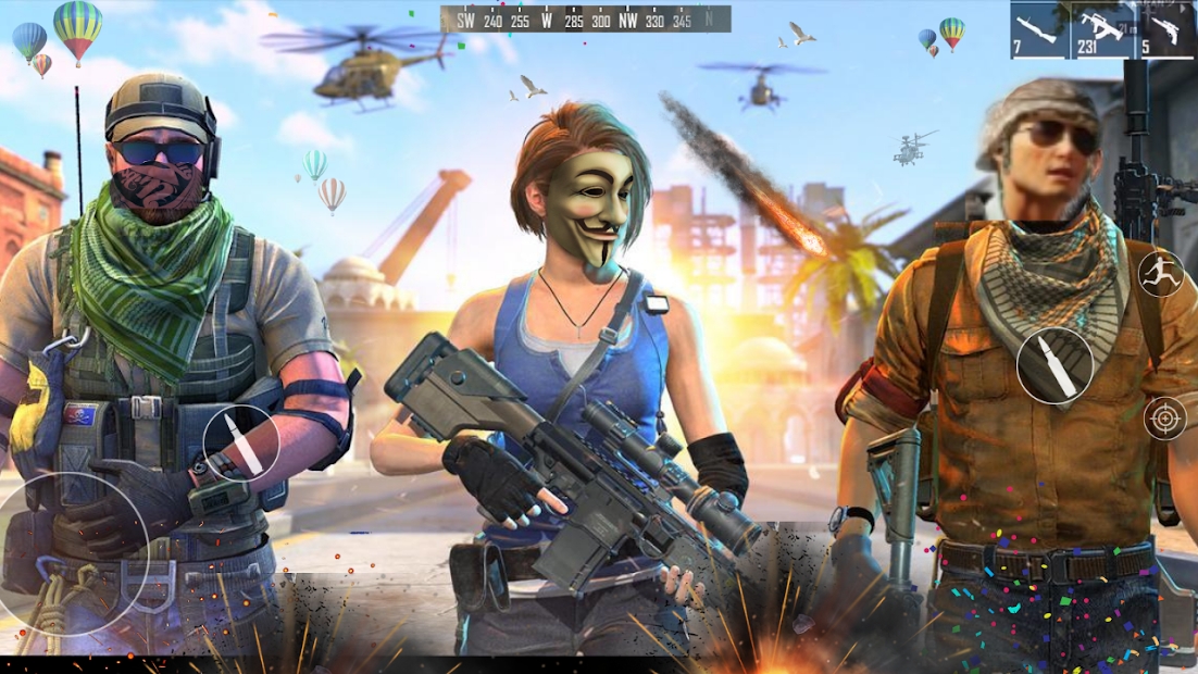 武装猎人Squad Sniper Free Fire 3D Battle