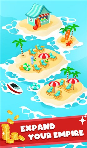 海滩公司烹饪大亨(Idle Beach Inc: Cooking Tycoon)