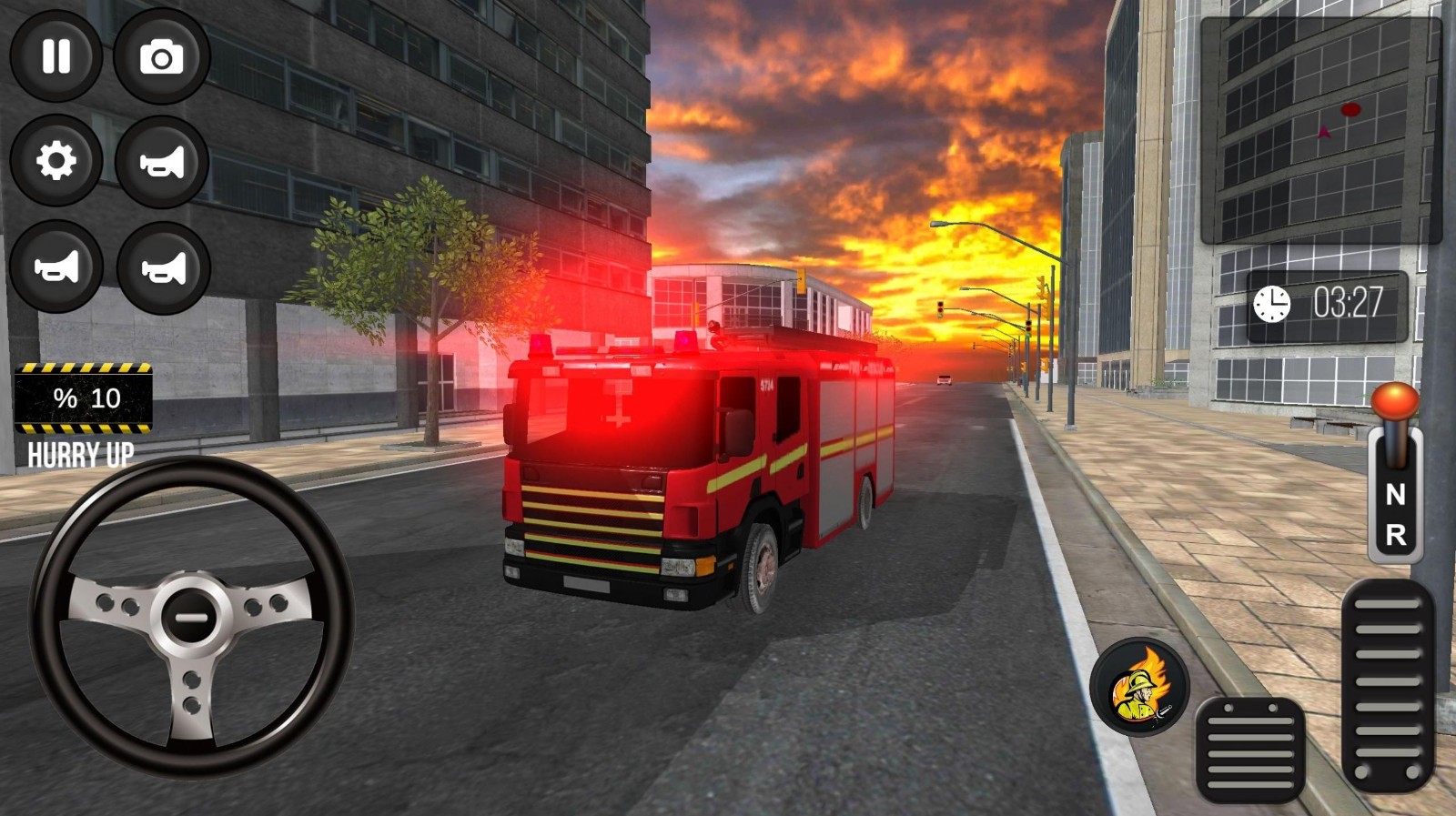 3d消防车灭火(Fire extinguishing Simulator)