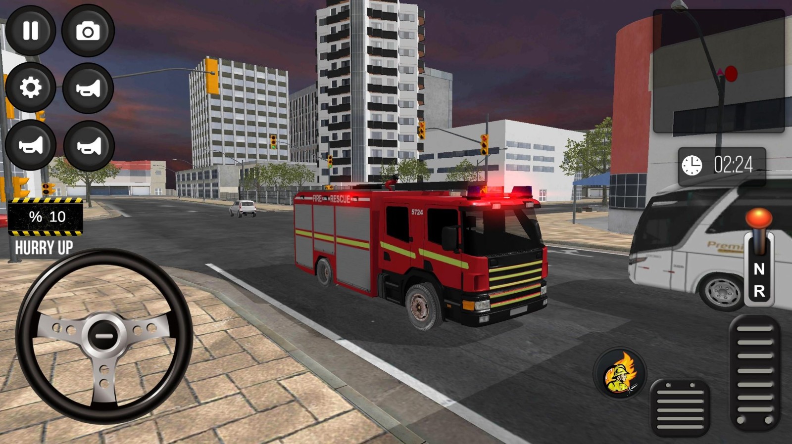 3d消防车灭火(Fire extinguishing Simulator)