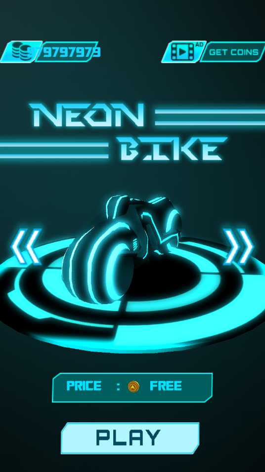 霓虹赛车破解版(Neon Bike Race)