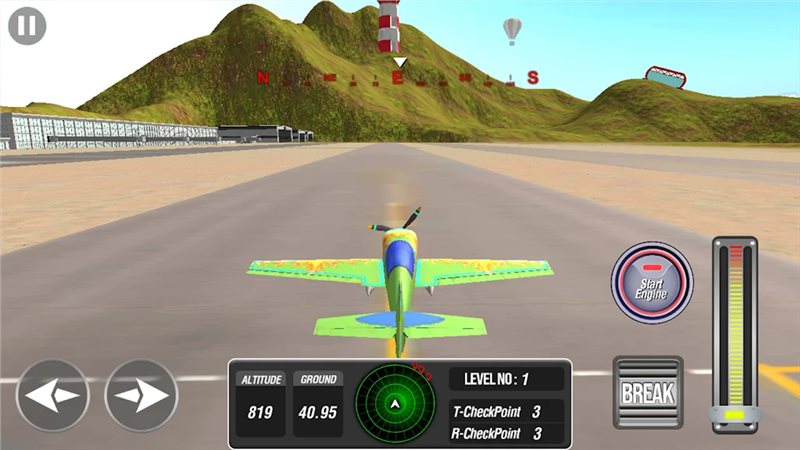 高空飞行模拟器(Flight Simulator Airplane Game)