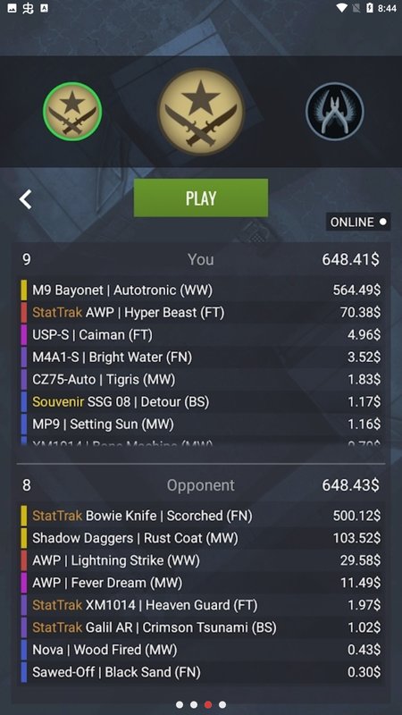 开箱模拟器csgo