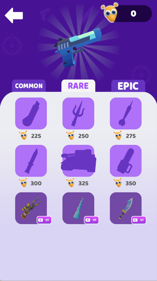 枪械翻转布娃娃射击