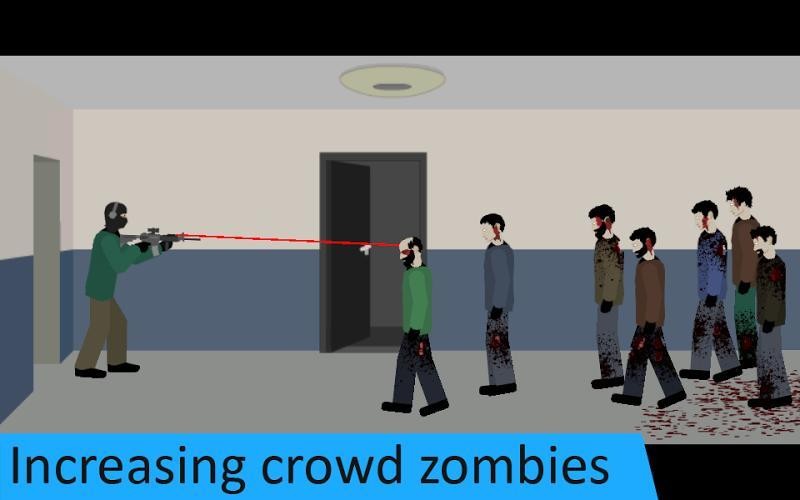 死亡射击防御与清理Flat Zombies