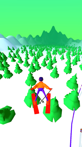 雪地骑士3D手机版snowracers3d