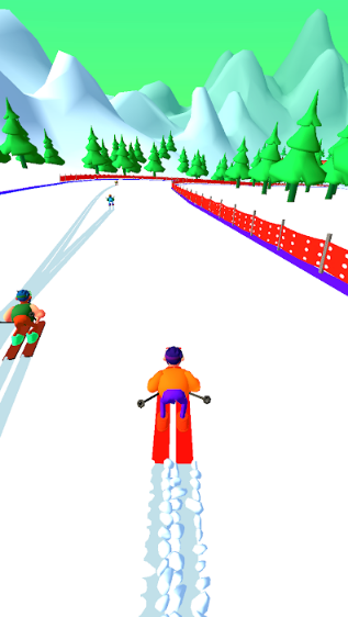 雪地骑士3D手机版snowracers3d