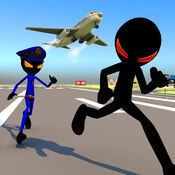 火柴人逃出机场中文版Super Shadow Airport Escape 3D