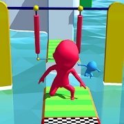 火柴人跑步Stickman run up 3d