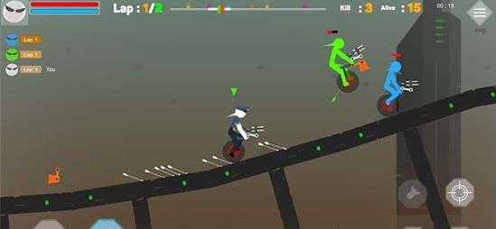 火柴人玩偶快乐的轮子Stickman Ragdoll Happy Wheel