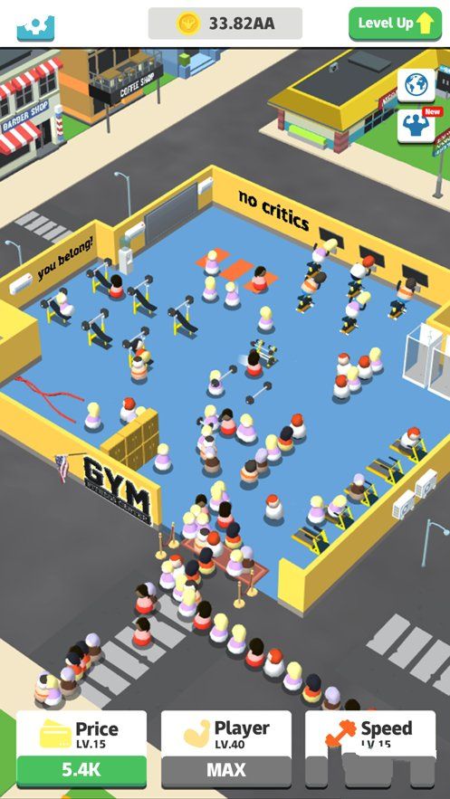 懒散的健身大亨Idle Fitness Gym Tycoon