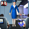 机场空姐模拟器(Sky?Girl?Flight?Attendant?Virtual?Air?Hostess?Game)