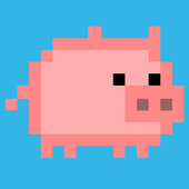 蓬松的猪Flappy Pig