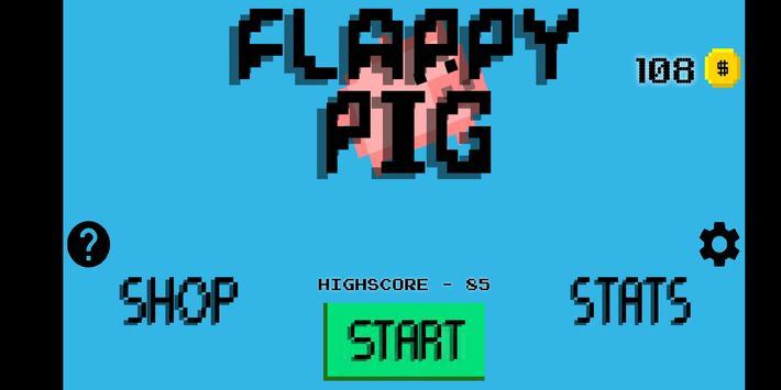 蓬松的猪Flappy Pig