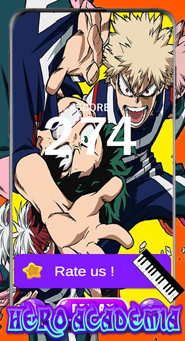 英雄学院钢琴砖Hero Academia Piano Tiles