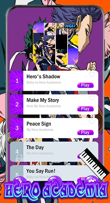 英雄学院钢琴砖Hero Academia Piano Tiles