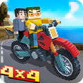 像素摩托车竞赛Blocky Moto Bike SIM