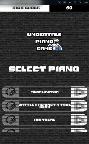 ut钢琴块Undertale Piano Game