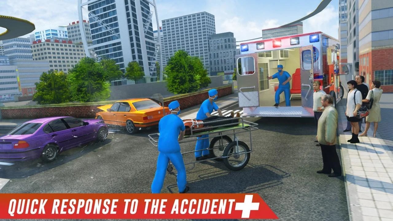 不可能特技Roof Jumping Ambulance Driving S