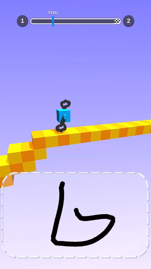 3D疯狂赛跑Draw Climber