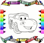 着色闪电车Coloring Lightning Cars