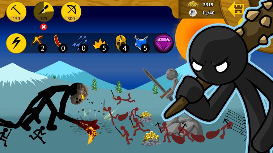 火柴人战争999破解版(Stickman War - Stick Fighter)