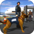 警犬机场犯罪追捕Police Dog Airport Crime Chase